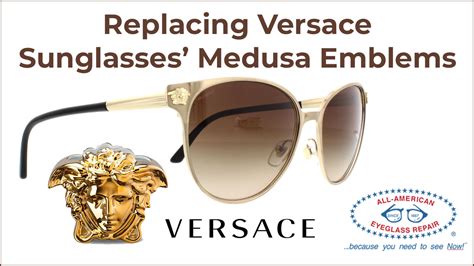 versace medusa logo replacement